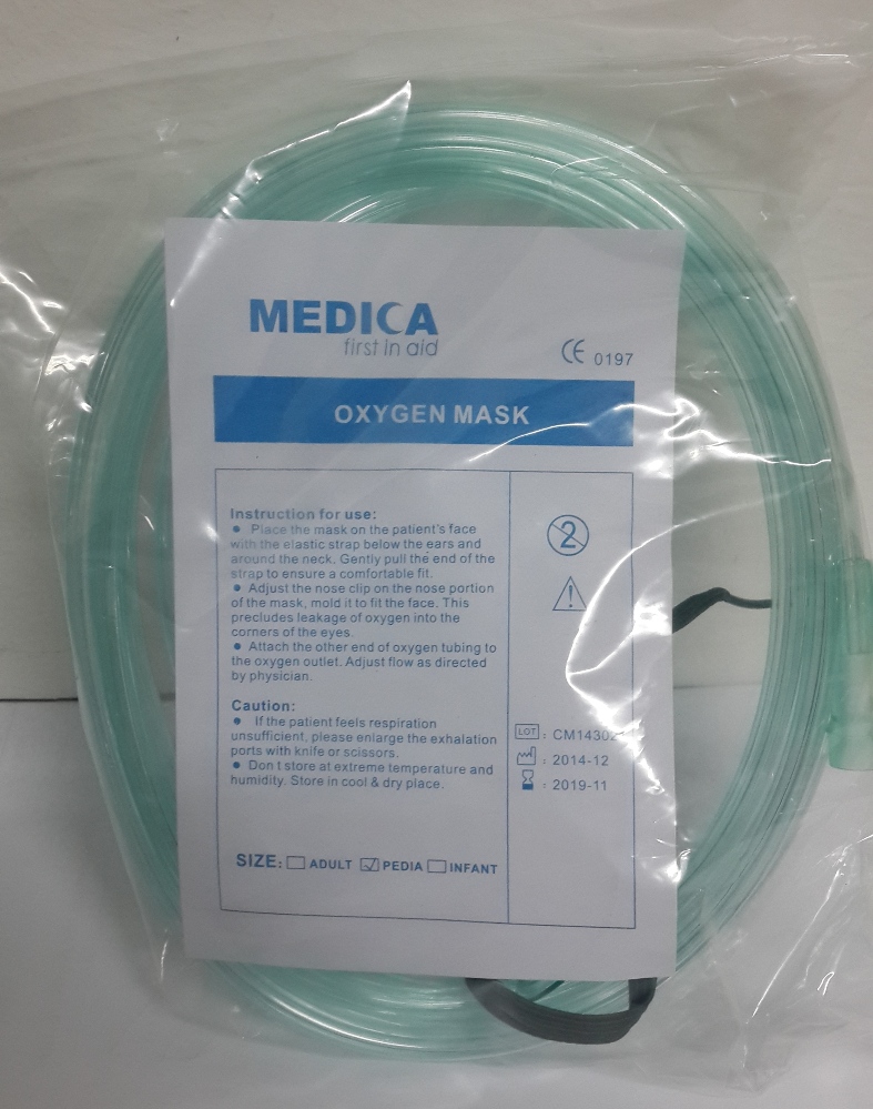 MEDICA OXYGEN MASK PAED