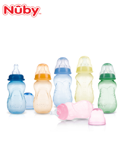 NUBY NON-DRIP TINTED BOTTLE 210 ML 1623