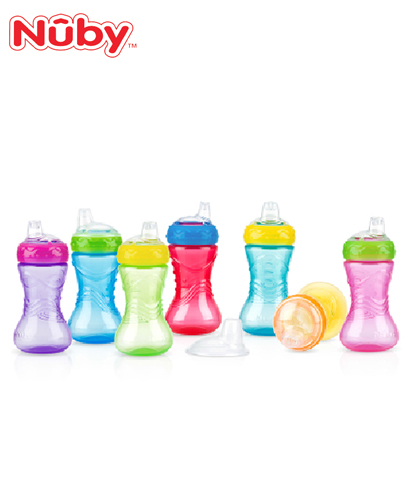 NUBY EZ GRIPPER CUP WITH NO SPILL 300 ML 6M+ 10155