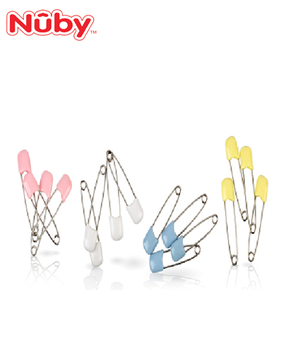 NUBY DIAPER SAFETY PIN 4’S 129
